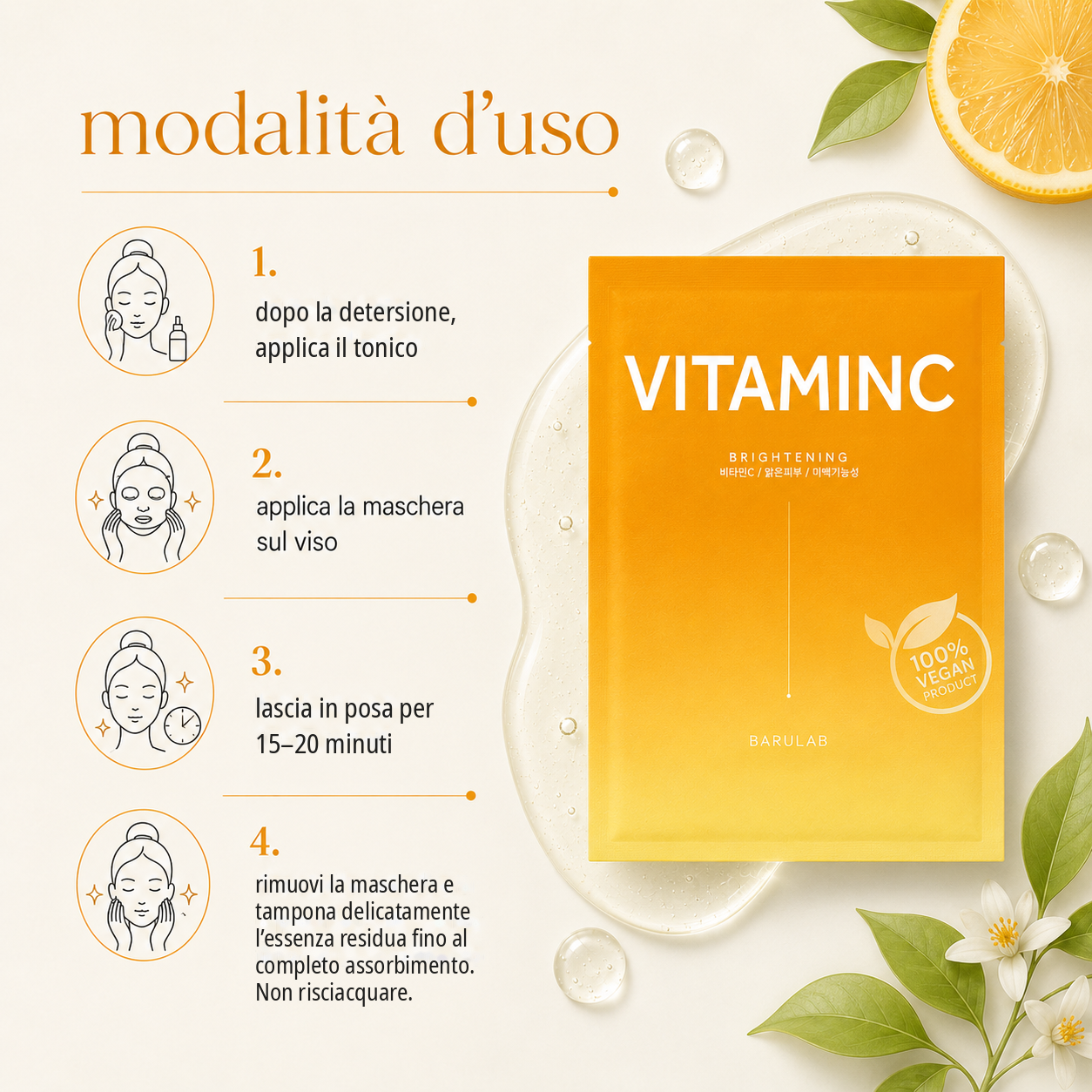 Barulab – The Clean Vegan Vitamin C Mask - immagine 3