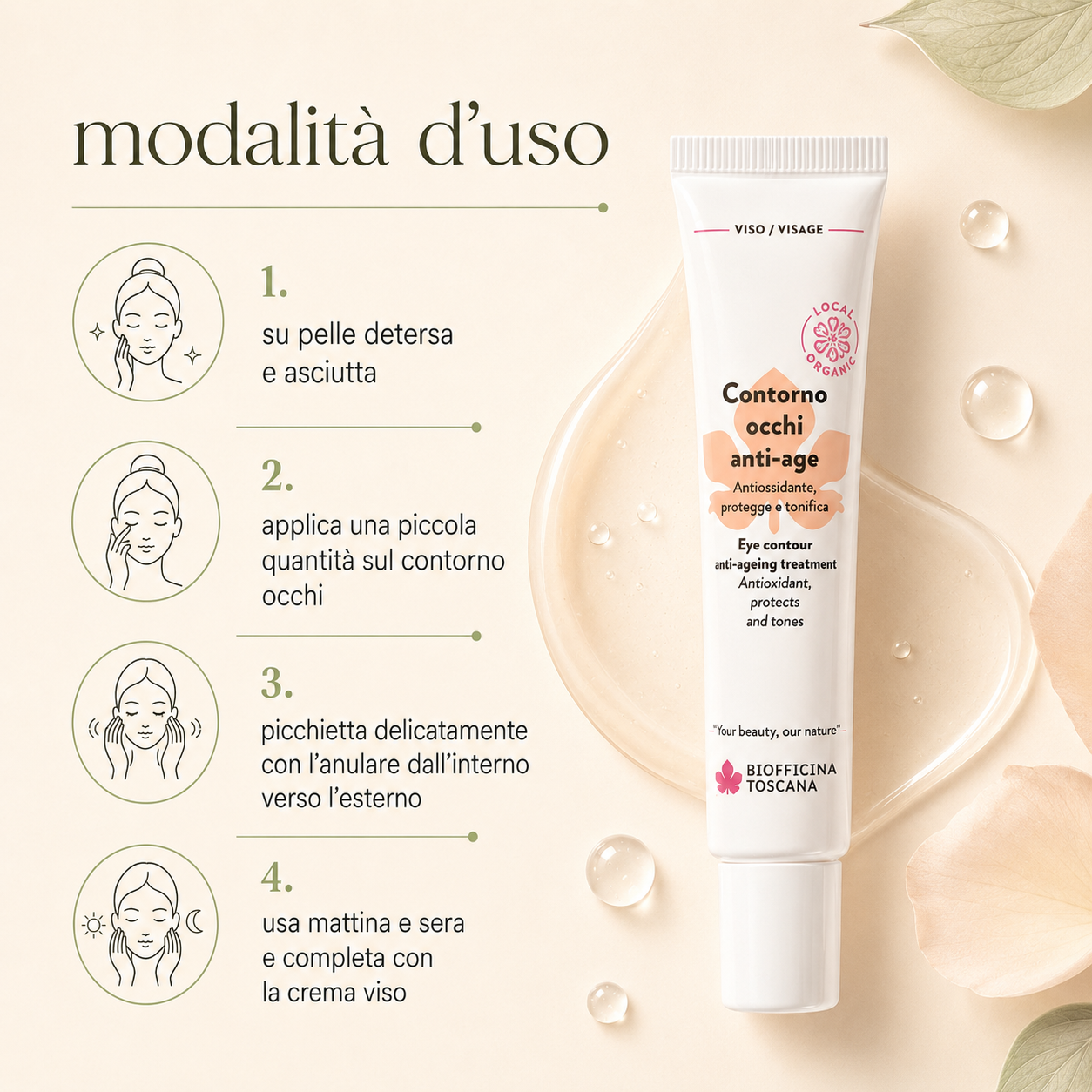 Biofficina Toscana – Contorno Occhi Anti-Age - immagine 3