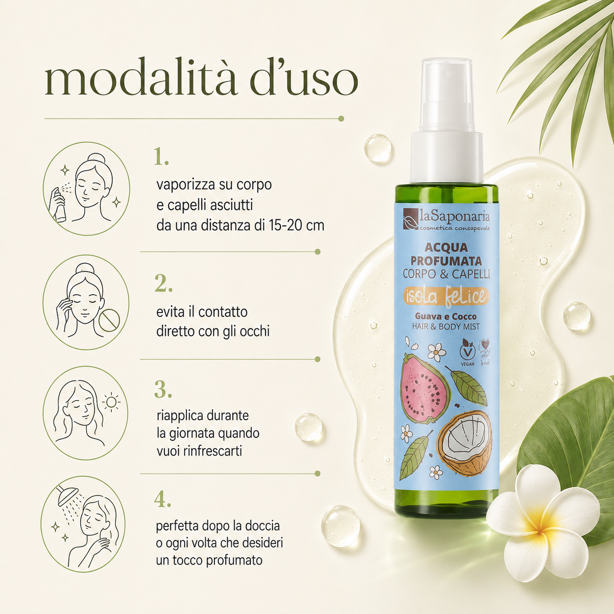 La Saponaria – Isola Felice-Acqua Profumata Corpo e Capelli - immagine 3