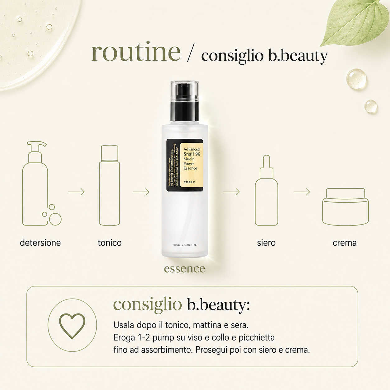 Cosrx – Advanced Snail 96 Mucin Power Essence - immagine 4