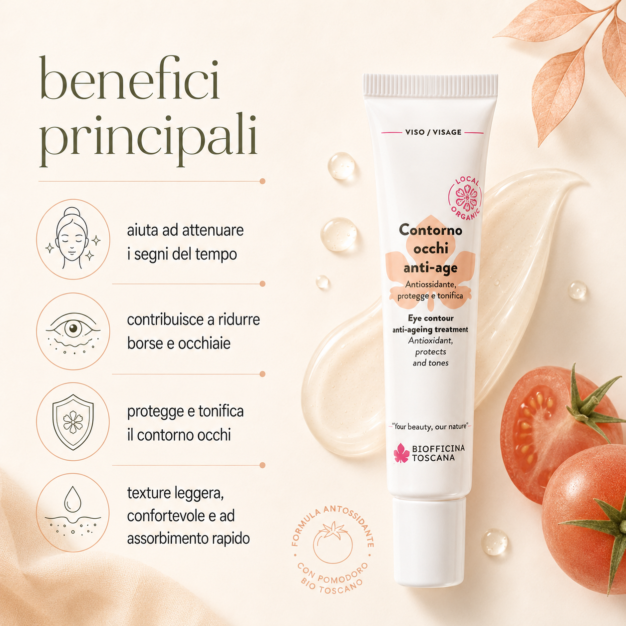 Biofficina Toscana – Contorno Occhi Anti-Age - immagine 2
