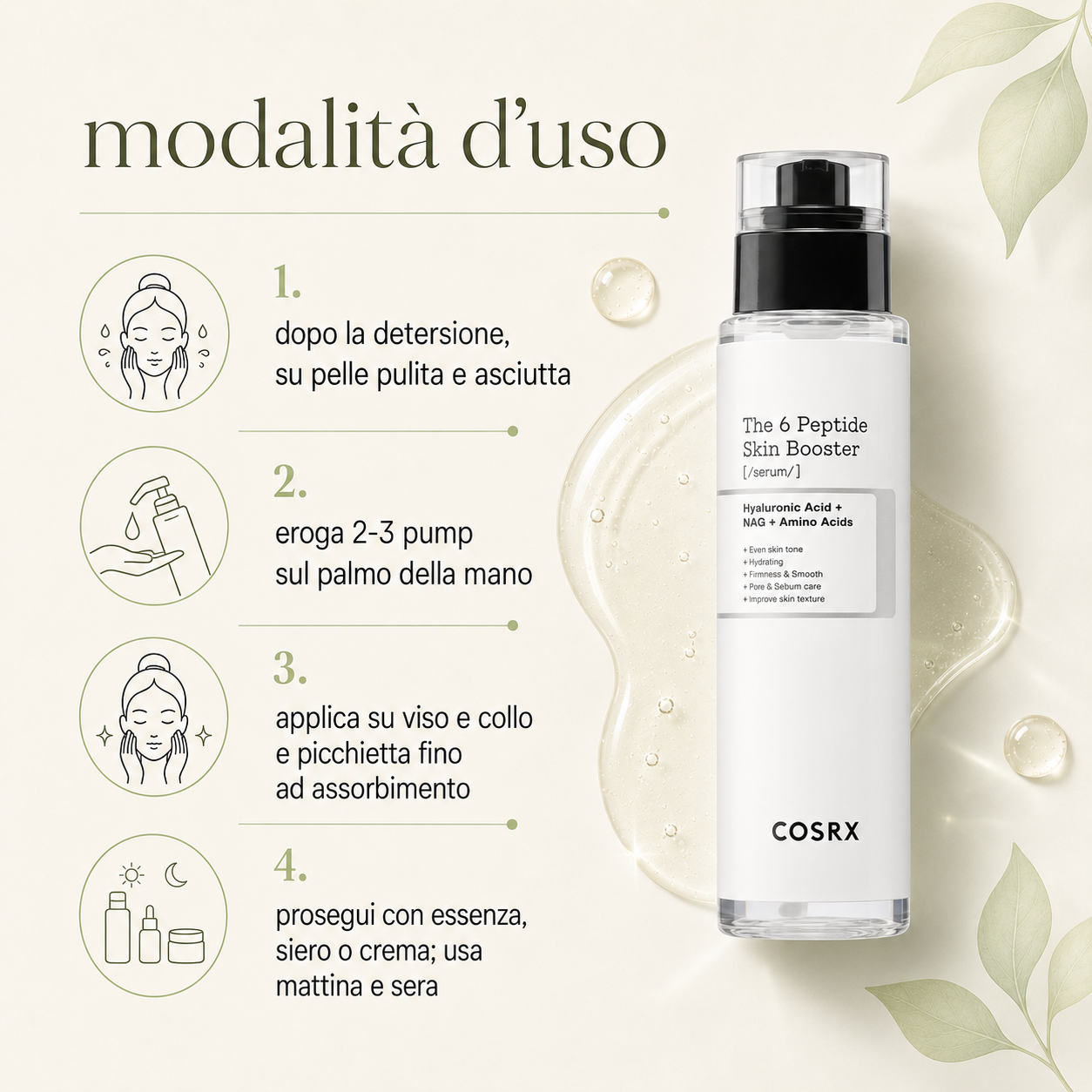 Cosrx – The 6 Peptide Skin Booster Serum - immagine 2