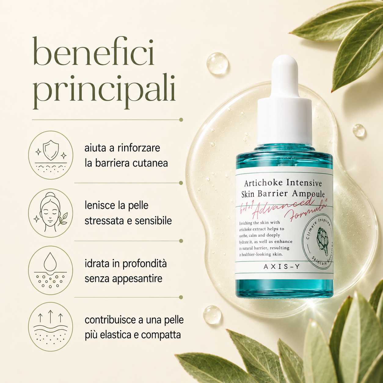 Axis-Y – Artichoke Intensive Skin Barrier Ampoule - immagine 2