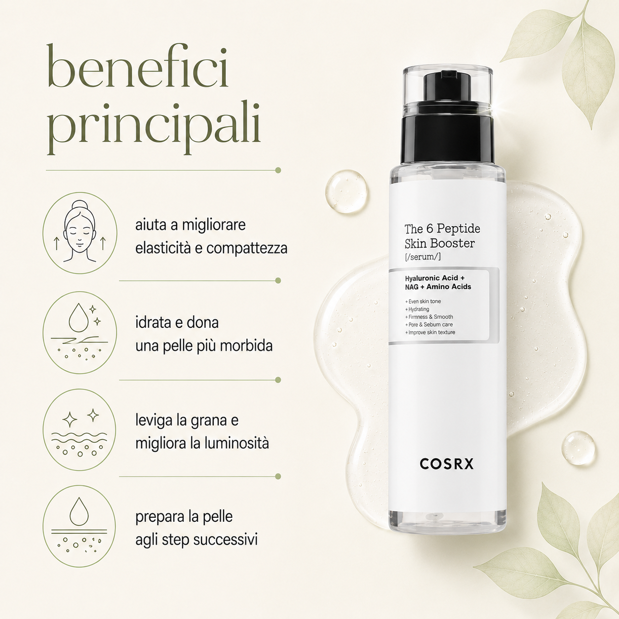 Cosrx – The 6 Peptide Skin Booster Serum - immagine 3